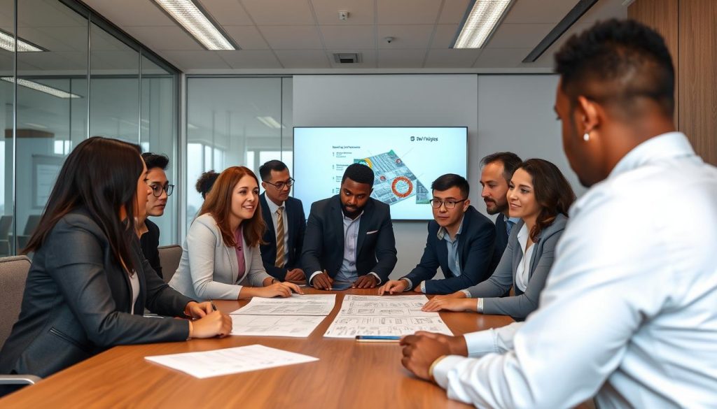 Team implementing real-time monitoring solutions for visual inspections