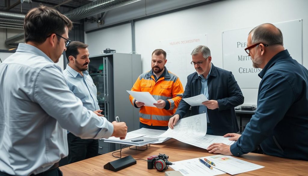 Team planning condition monitoring implementation