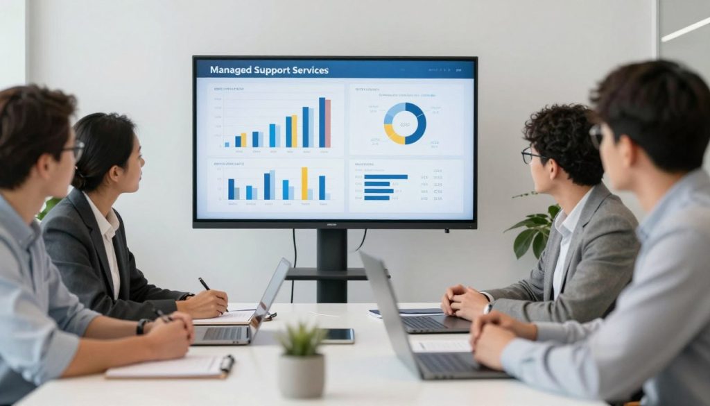Uppföljningsmöte för managerade supporttjänster med mätetal