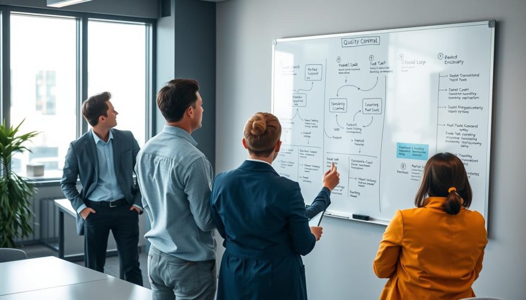 Visualisierung des Closed-Loop-Prozesses für visuelle Inspektion und Qualitätskontrolle