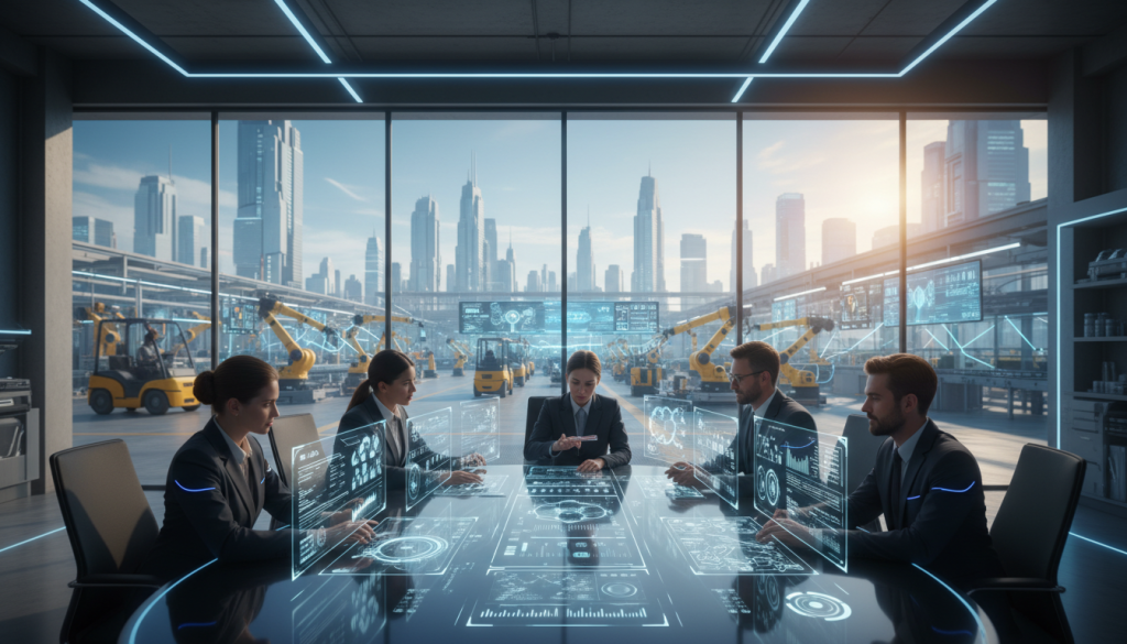 future MES trends AI IIoT