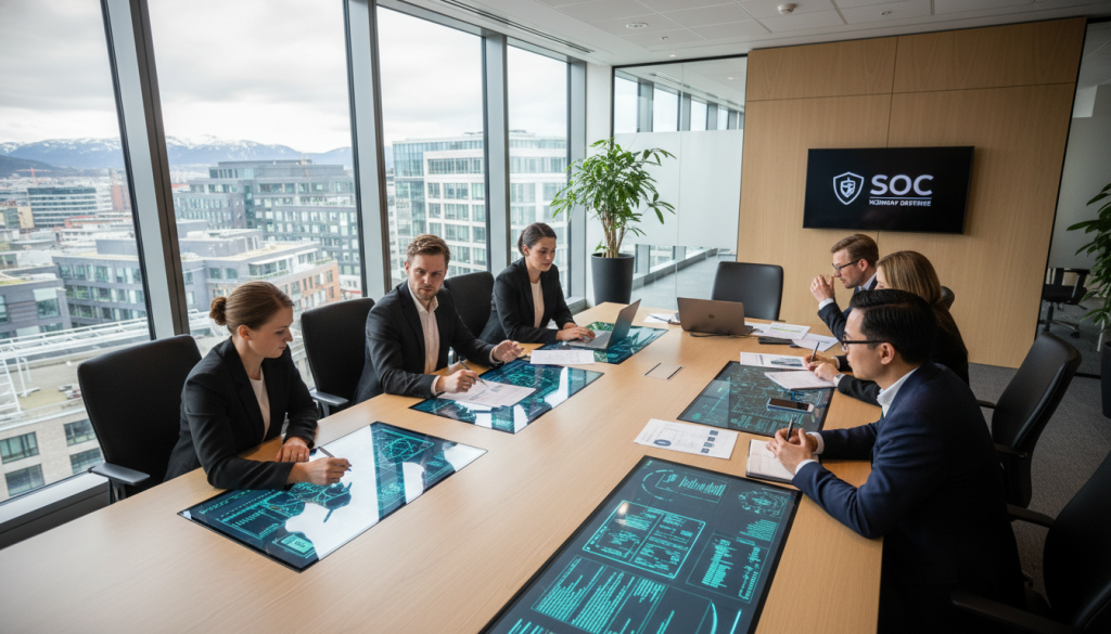 implementering SOC løsninger norske bedrifter