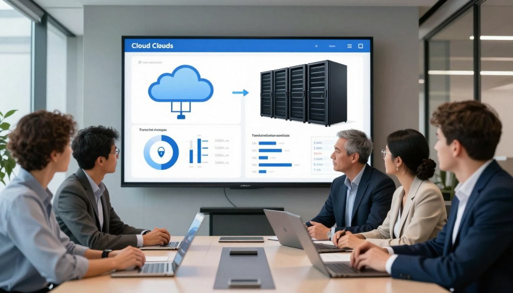 sammenligning cloud og on-prem ytelse og sikkerhet