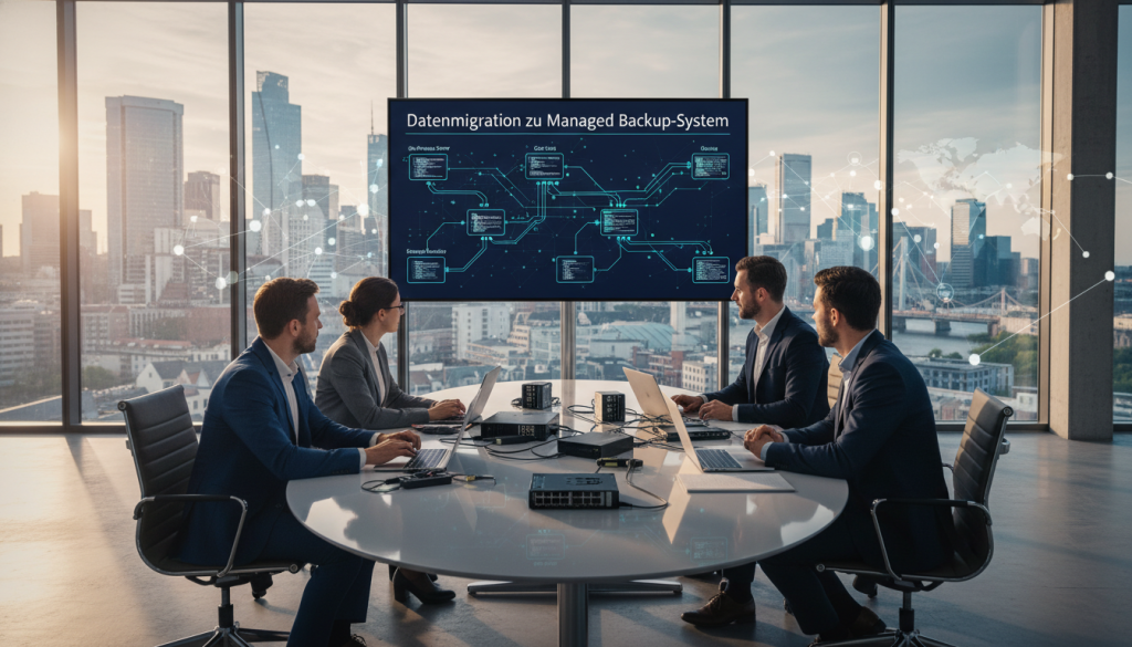 Datenmigration zu Managed Backup-System