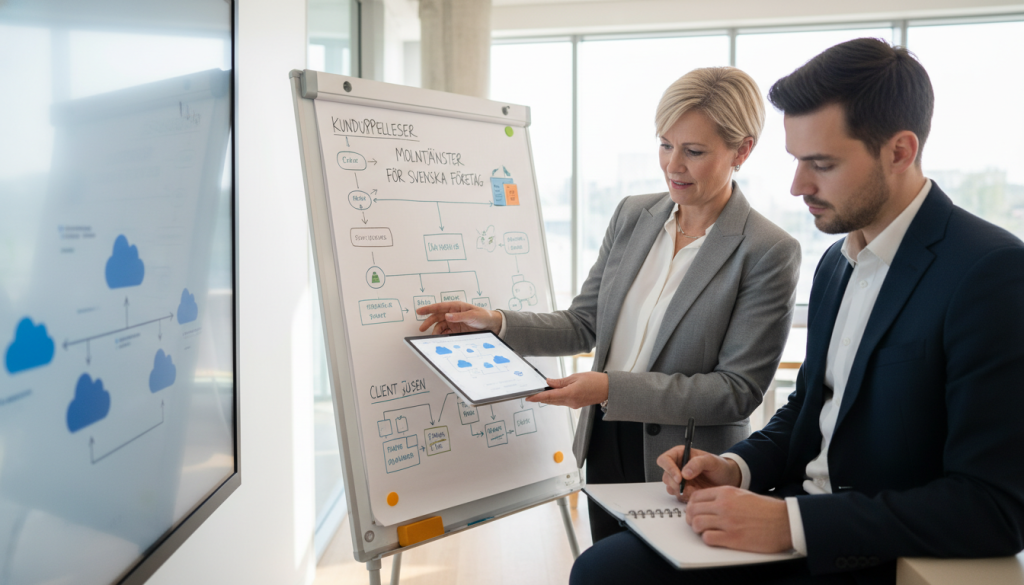 Framgångsrik implementering av moln-infrastruktur för svenska företag