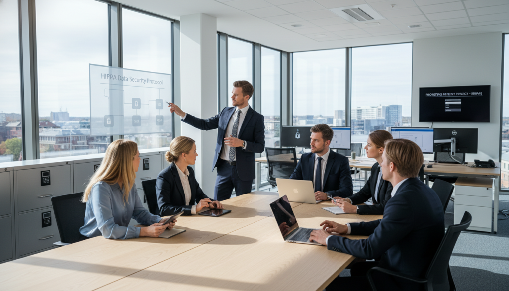 HIPAA säkerhetsåtgärder implementering i vården