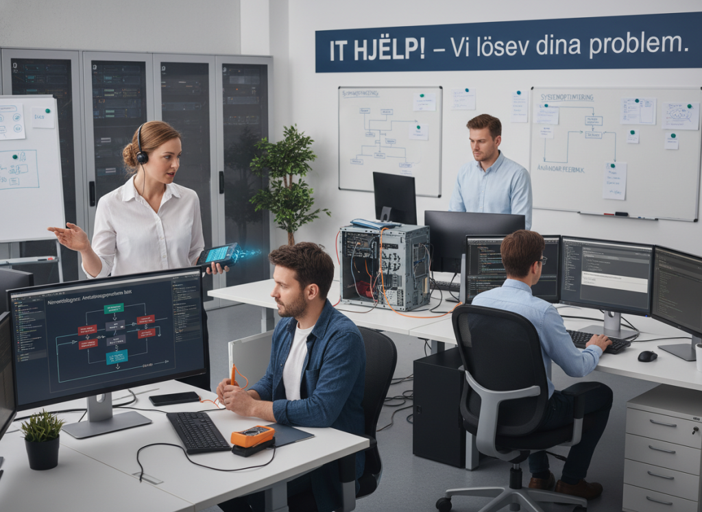 Helpdesk och IT Helpdesk: effektiv fels&ouml;kning och tydlig &aring;terkoppling till anv&auml;ndaren