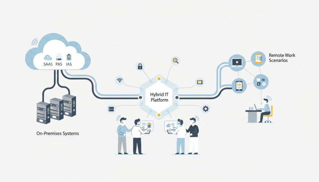 IT-support f&ouml;r hybridmilj&ouml;er med molntj&auml;nster och on-prem system