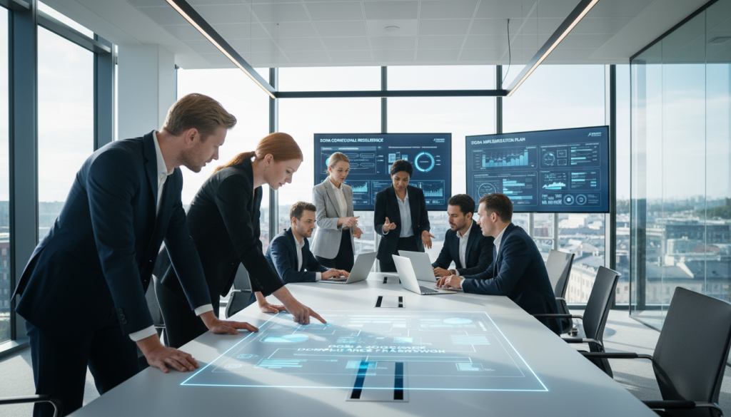 Implementera DORA krav i finansiella organisationer