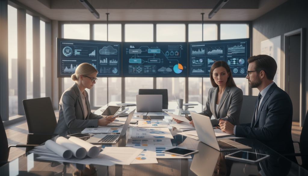 Kontraktsvillkor molntjänster och juridiska punkter IT-tjänster