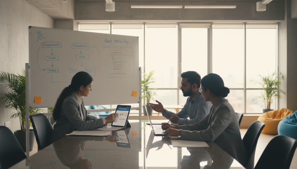 Leading React Native Development Firm team collaboration