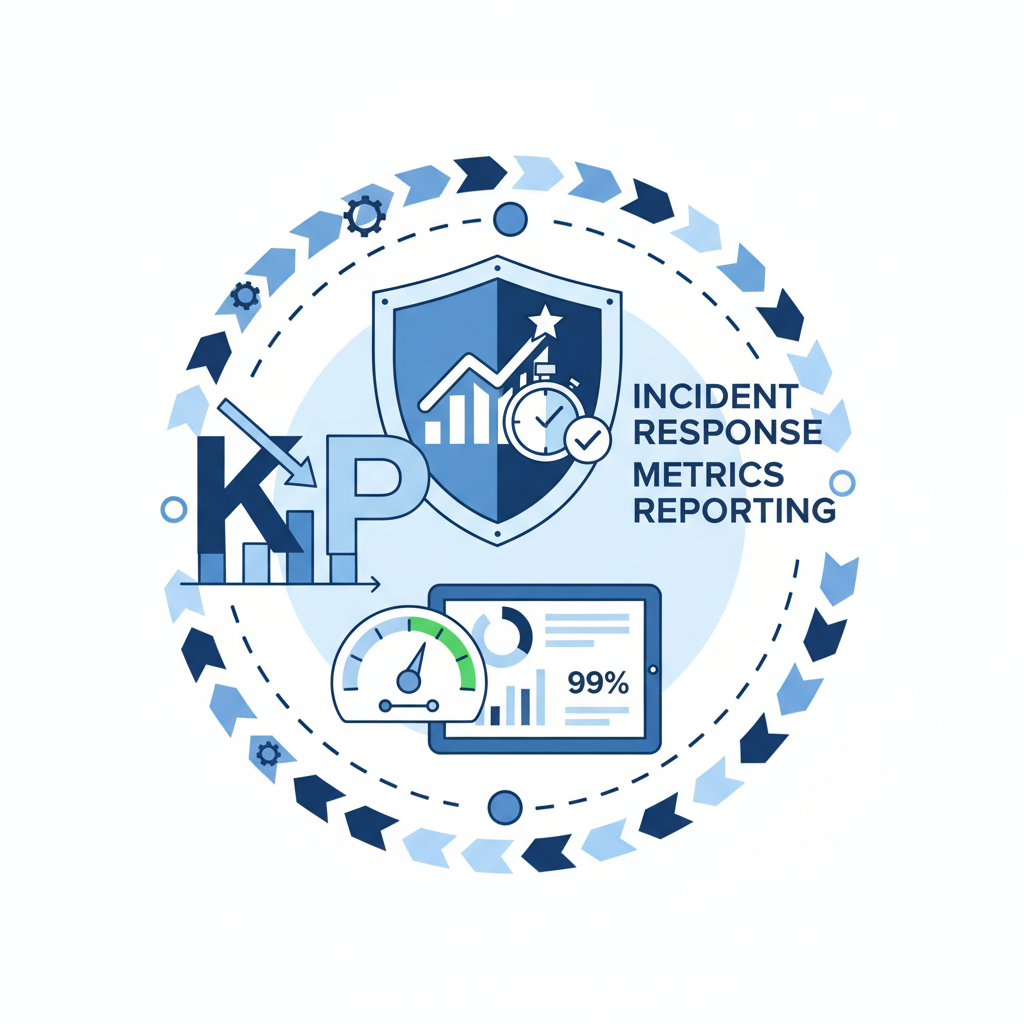 Metrics dashboard for incident response performance