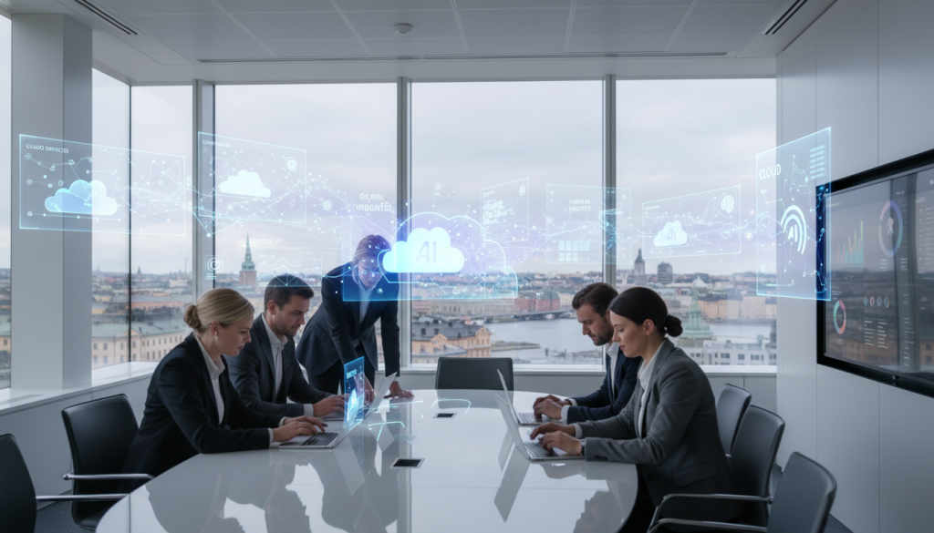 Molntjänster och AI-teknologi som driver digital transformation Molntjänster och AI-teknologi som driver digital transformation