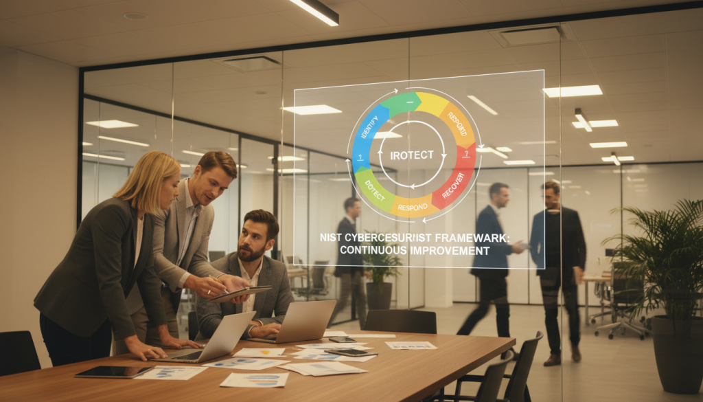 NIST CSF-stegen och kontinuerlig säkerhetsförbättring NIST CSF-stegen och kontinuerlig säkerhetsförbättring