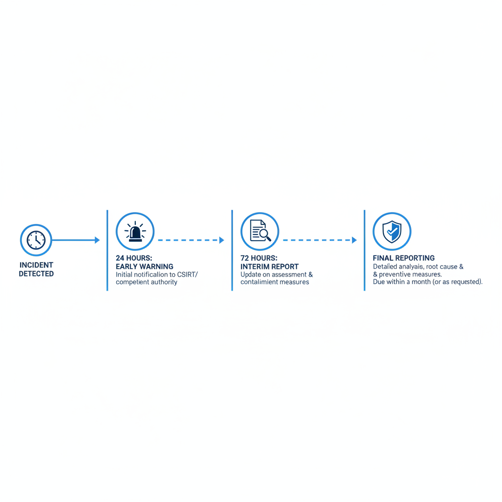 Regulatory reporting timeline for NIS2 compliance