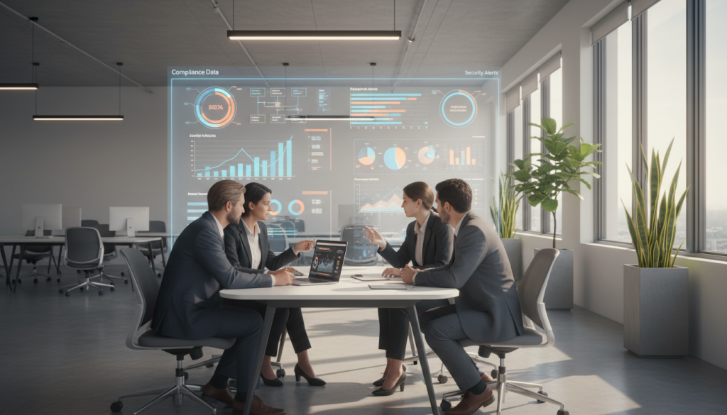 Security compliance reporting