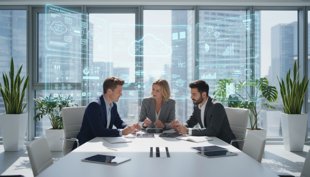 Skalierbare Ressourcen für Managed Hosted Services