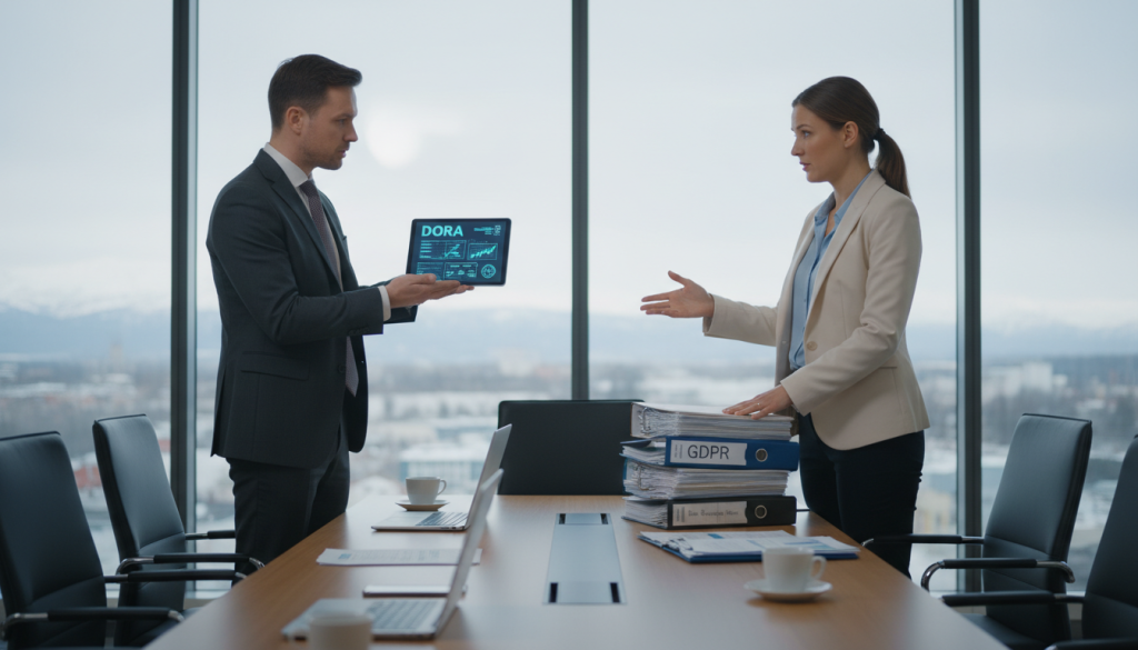 Vad är skillnaden mellan DORA och GDPR?