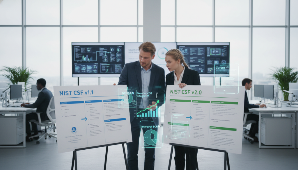 Vad är skillnaden mellan NIST 1.1 och 2.0?