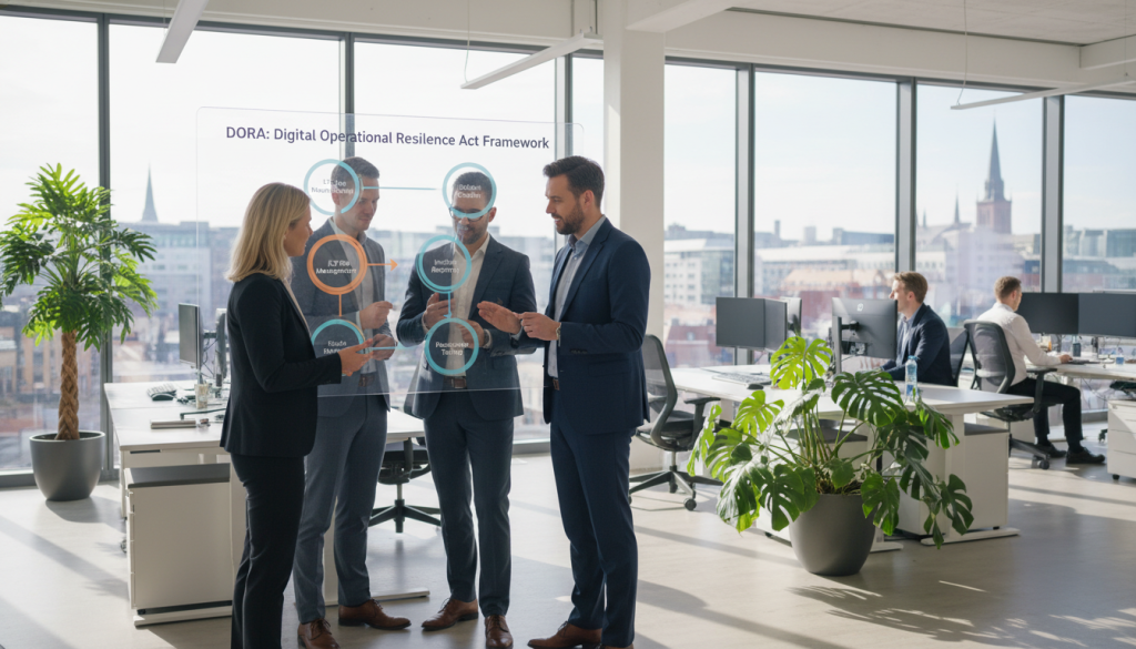 Vilka är de fyra stegen för DORA?