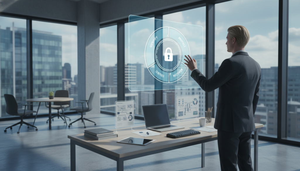 Vilken är NIST CSF-stegen i ordning? Vilken är NIST CSF-stegen i ordning?