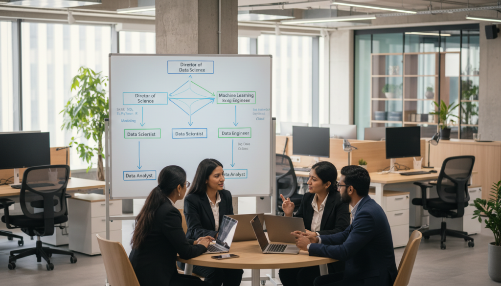 data science career progression pathways