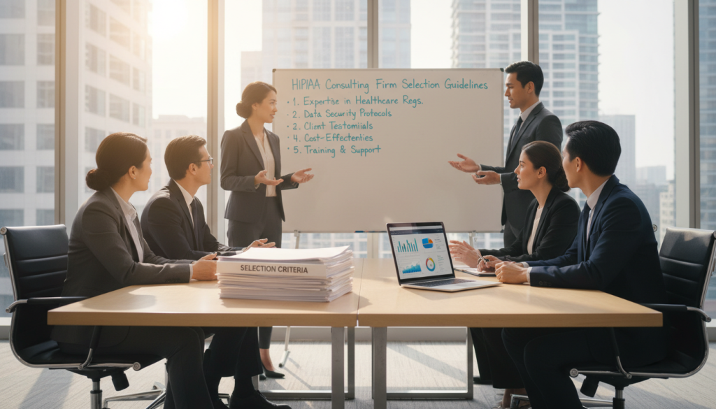 healthcare compliance consulting selection criteria