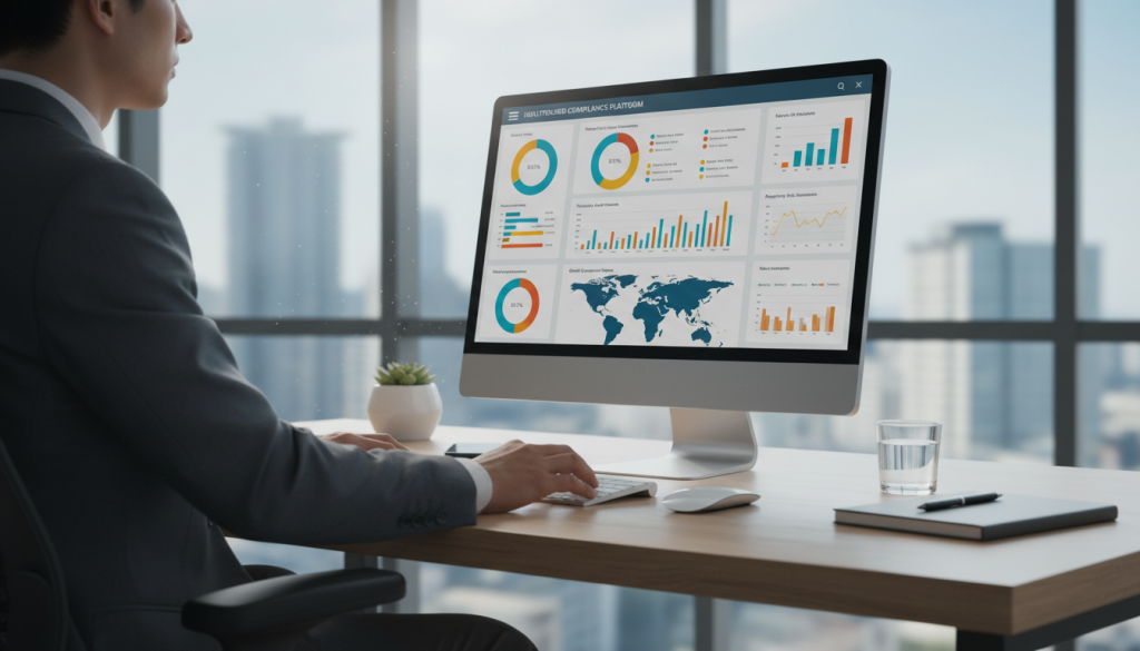 healthcare compliance software dashboard