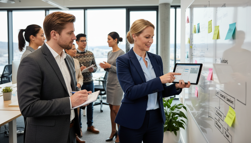 identifisere behov for applikasjonsutvikler