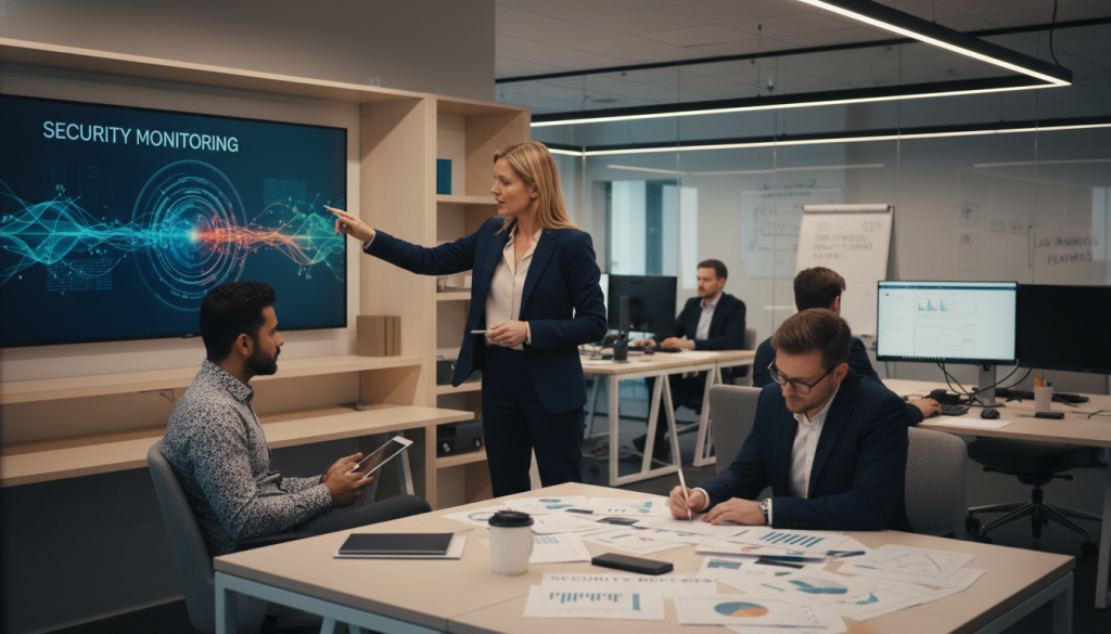 logganalys och säkerhetsövervakning i SIEM-plattform