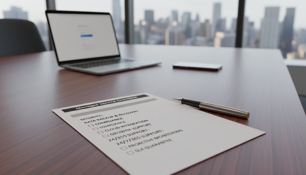 managed service provider evaluation checklist managed service provider evaluation checklist