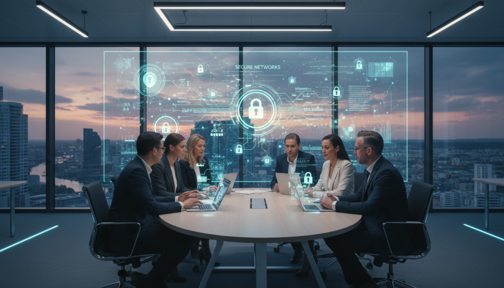 nätverkssäkerhet delar och dataskydd omfattning