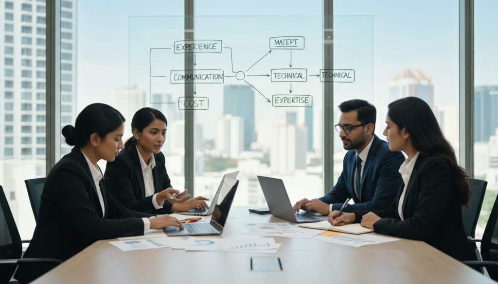 partner selection criteria for software development outsourcing