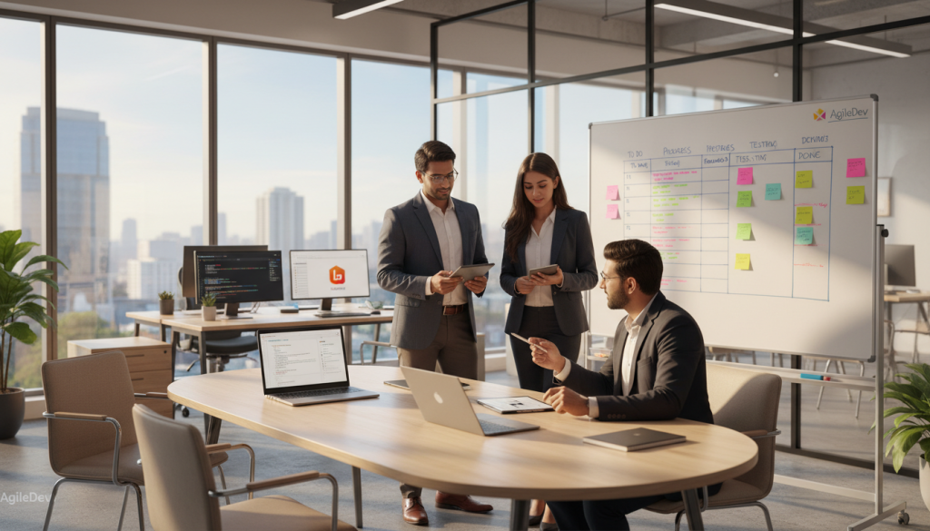 professional Laravel development services agile methodology workflow