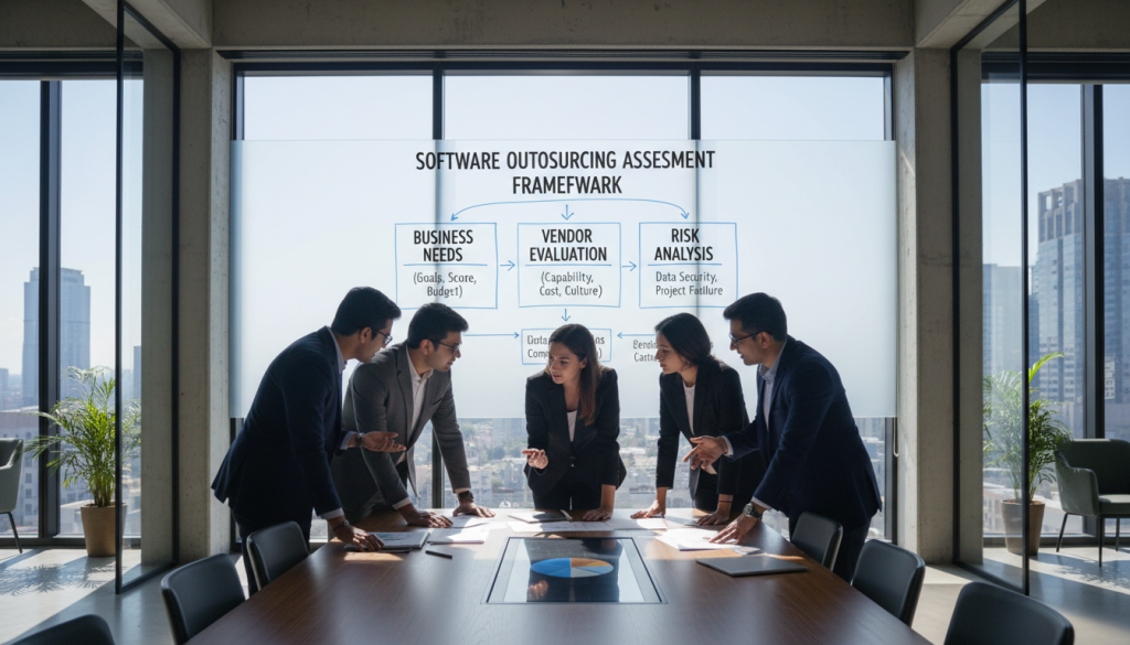 requirements assessment framework for outsourcing software development